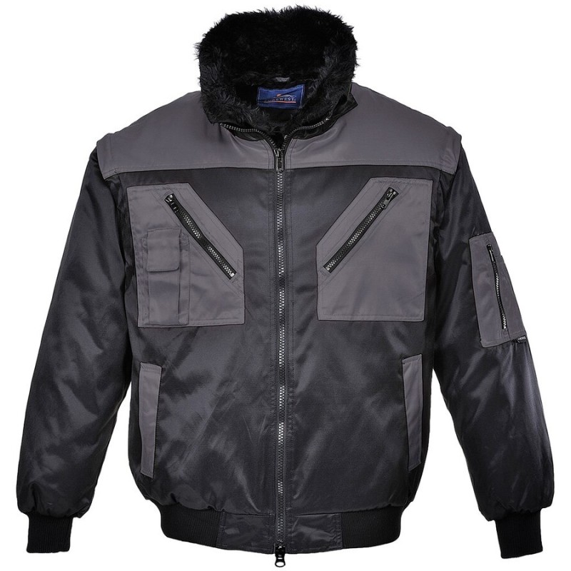 Blouson Pilote Bicolore