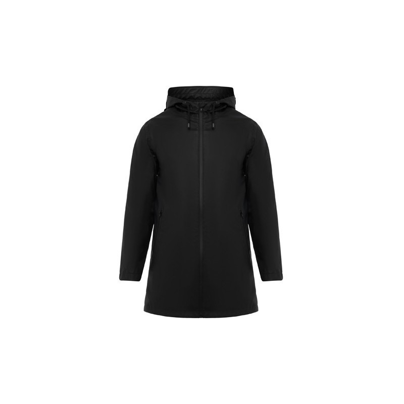 Veste imperméable pour homme à capuche fixe avec visière, ​​210 g/m²