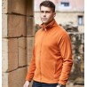 Veste polaire légère homme en polyester recyclé, 2 poches zippées, 205 g/m²