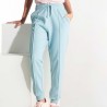 Pantalon casual, ceinture élastique réglable, deux poches latérales, 280 g/m²