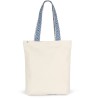 Sac shopping recyclé, poche intérieure de rangement, 285 g/m²