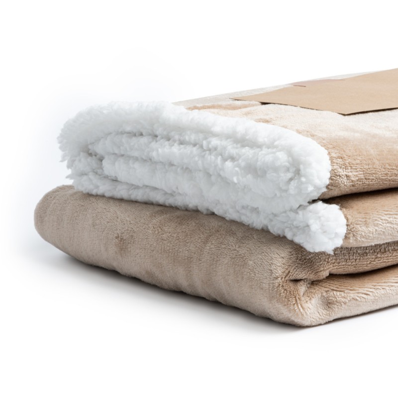 Couverture de style sherpa en molleton 380 g/m²