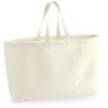 Sac shopping extra-large en coton canvas doublé, 475 g/m²