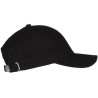 Casquette 6 panneaux Black & Match, 100% coton brossé, 260 g/m²