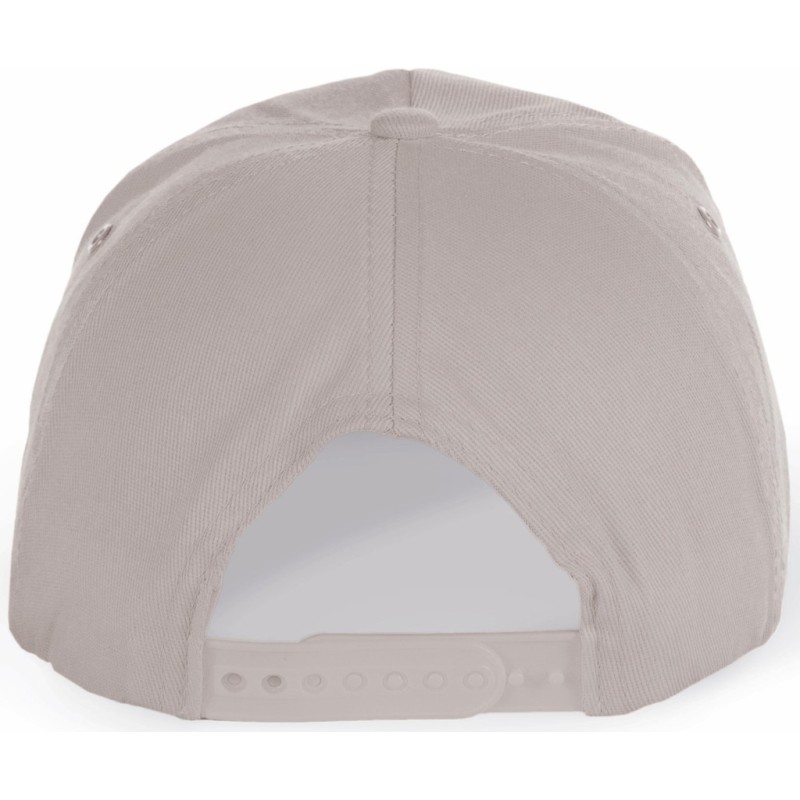 Casquette souple 5 panneaux en coton sergé, 155 g/m²