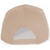 Casquette souple 5 panneaux en coton sergé, 155 g/m²