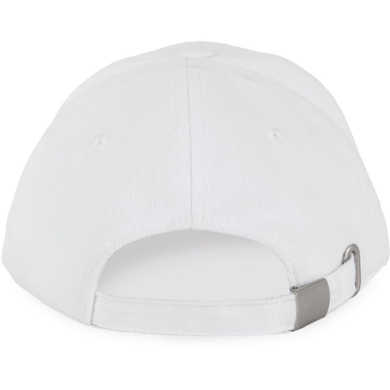 Casquette enfant 6 panneaux en coton avec liseré contrasté, 260 g/m²