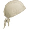 Chapeau bandana en coton brossé avec lanières, 180 g/m²