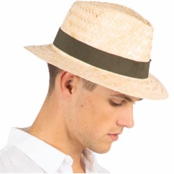 Chapeau Panama en fibres végétales