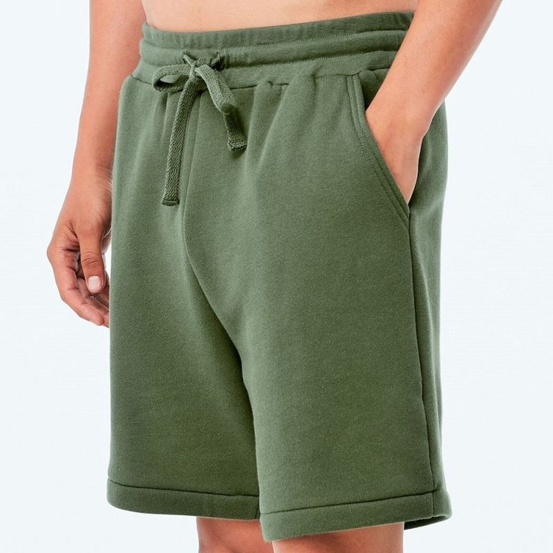 Short unisexe molletonné, poches latérales, cordon de serrage, 227 g/m²