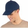 Casquette baseball 5 panneaux en coton brossé épais haute qualité, 340 g/m²