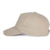 Casquette baseball 5 panneaux en coton brossé épais haute qualité, 340 g/m²