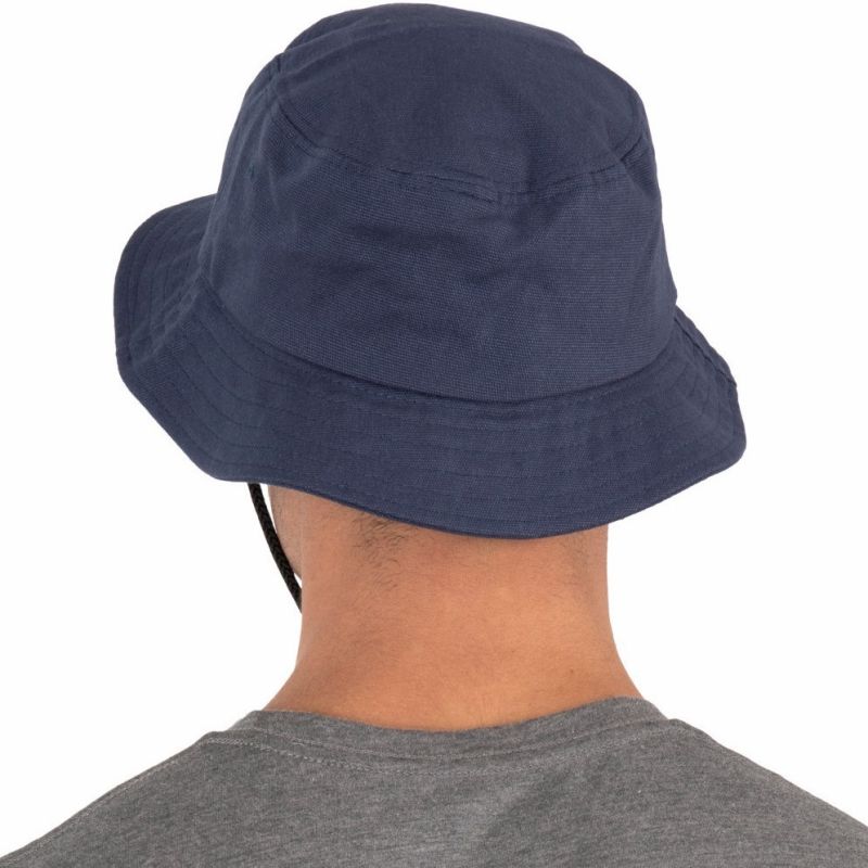 Bob style bucket en coton avec meilleur ajustement et maintien grâce à l'attache lacet