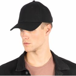 Casquette en coton recyclé 5 panneaux avec boucle métal, 260 g/m²