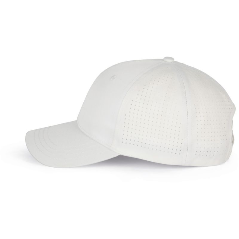 Casquette microperforée 6 panneaux, ventilation et respirabilité assurées