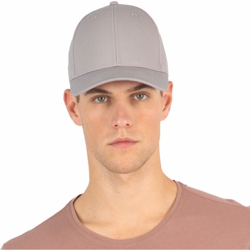 Casquette Baseball 6 panneaux en coton avec boucle métal, 260 g/m²