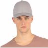 Casquette Baseball 6 panneaux en coton avec boucle métal, 260 g/m²