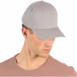 Casquette Baseball 6 panneaux en coton avec boucle métal, 260 g/m²