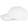 Casquette avec sandwich contrasté 6 panneaux en coton, 155 g/m²