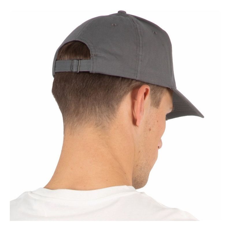 Casquette 6 panneaux en coton réglable par boucle métallique, 180 g/m²