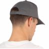 Casquette 6 panneaux en coton réglable par boucle métallique, 180 g/m²