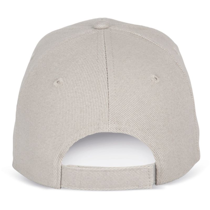 Casquette baseball 6 panneaux en coton brossé épais, 340 g/m²