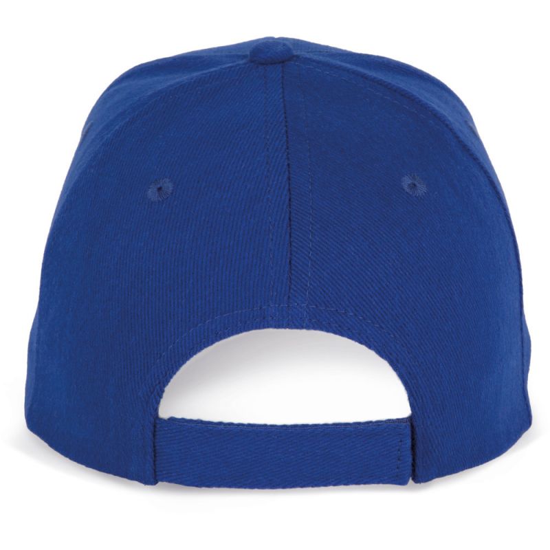 Casquette baseball 6 panneaux en coton brossé épais, 340 g/m²