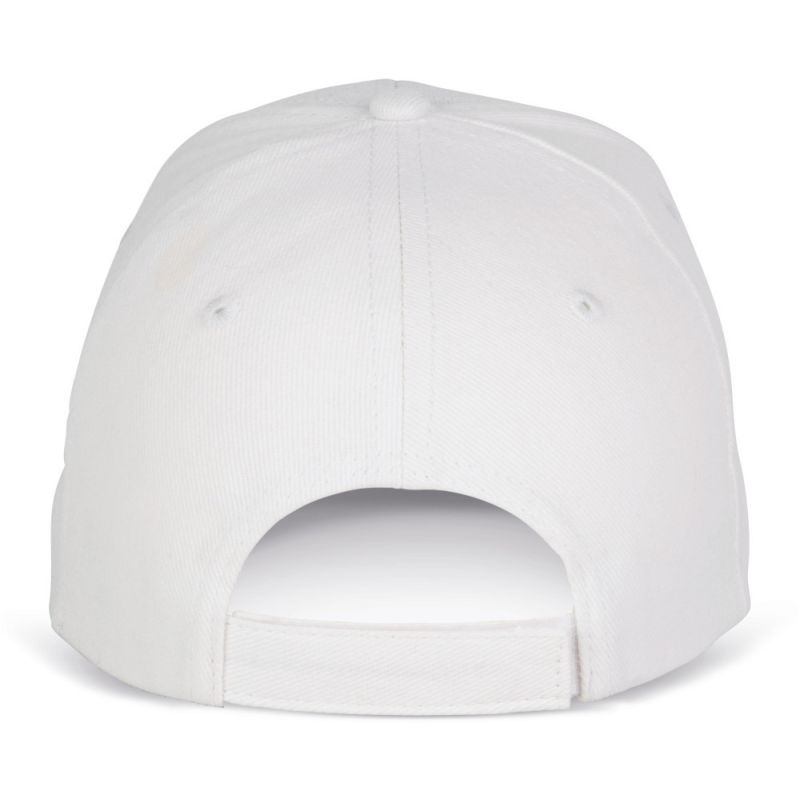 Casquette baseball 6 panneaux en coton brossé épais, 340 g/m²