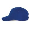 Casquette baseball 6 panneaux en coton brossé épais, 340 g/m²