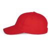 Casquette baseball 6 panneaux en coton brossé épais, 340 g/m²