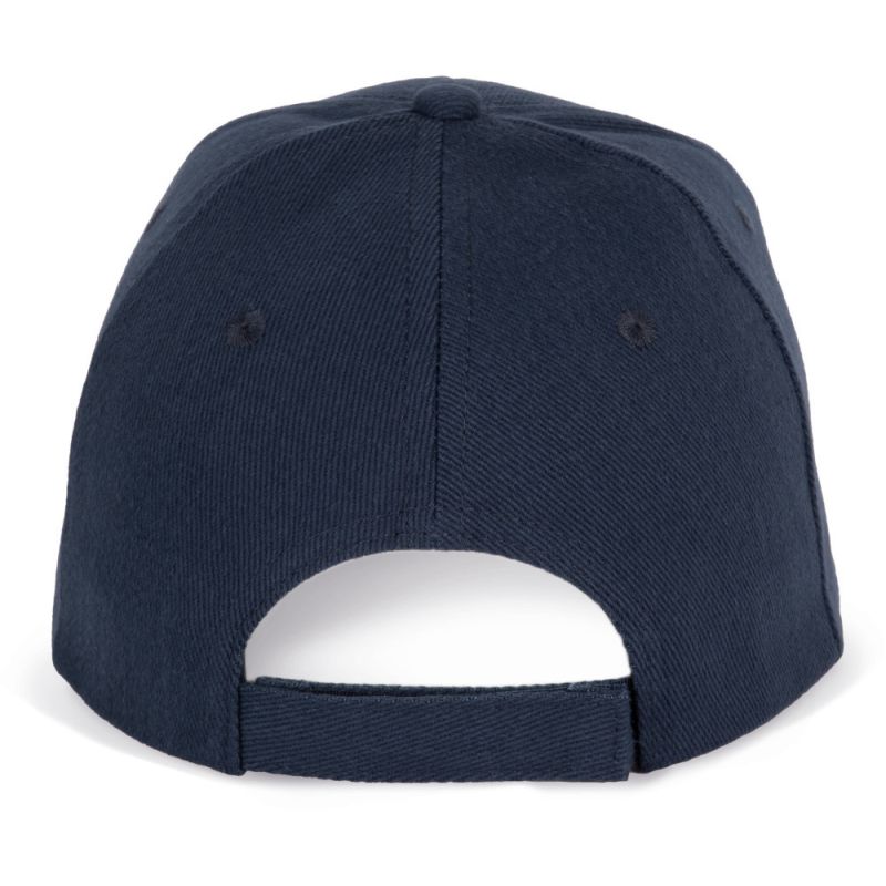 Casquette 6 panneaux en coton épais avec sandwich contrasté, 340 g/m²