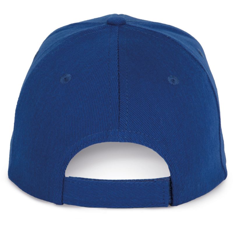 Casquette 6 panneaux en coton épais avec sandwich contrasté, 340 g/m²