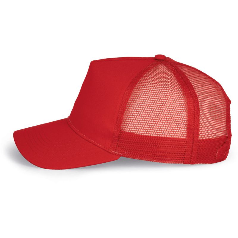 Casquette trucker 5 panneaux style décontracté, 185 g/m²