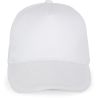 Casquette 5 panneaux en coton réglable par boucle métallique, 260 g/m²