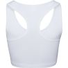 Brassière stretch femme crop top, dos nageur, confortable et légère