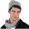  Bonnet en tricot doux et pelucheux, bon isolant thermique