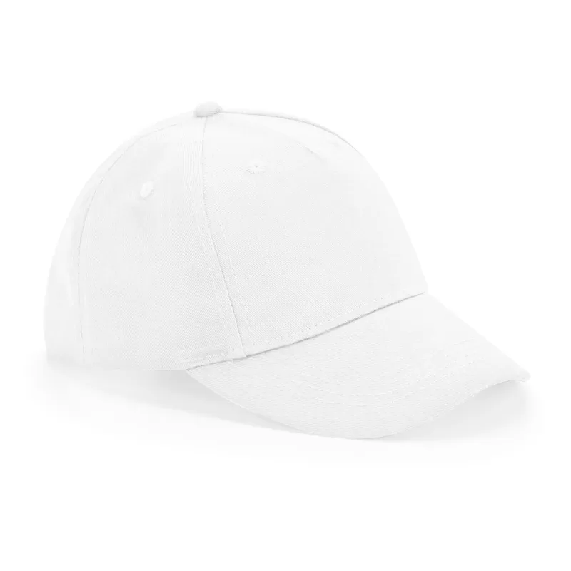 Casquette enfant 5 panneaux réglable en coton bio, visière préformée