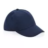 Casquette enfant 5 panneaux réglable en coton bio, visière préformée