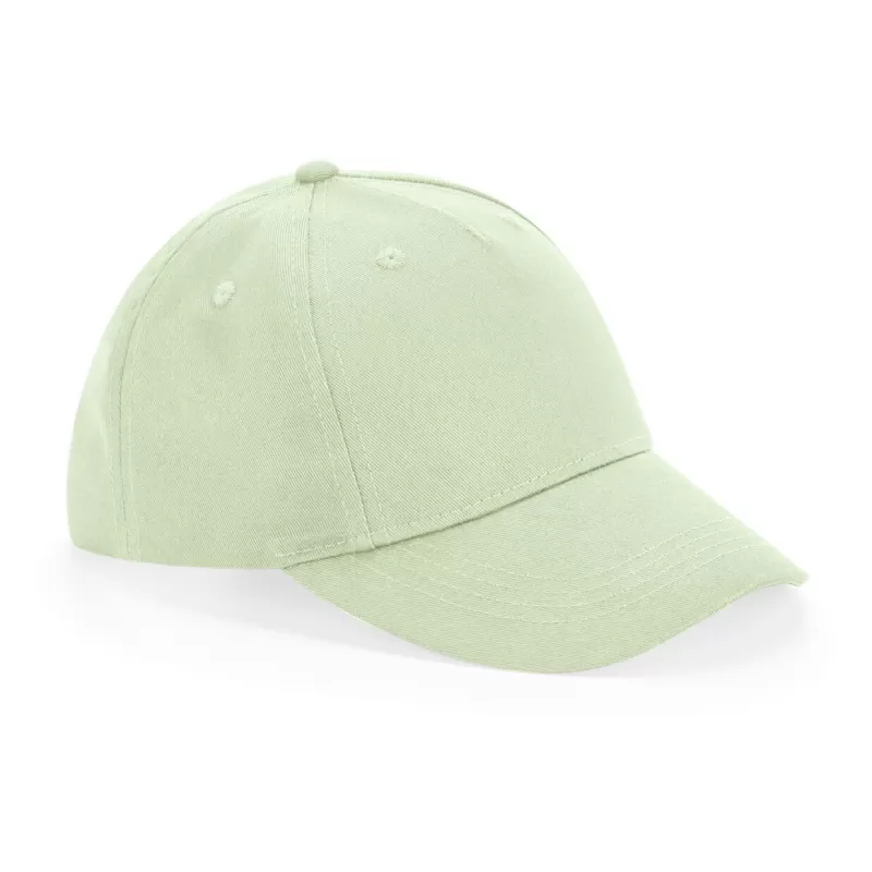 Casquette enfant 5 panneaux réglable en coton bio, visière préformée