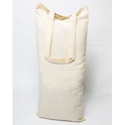 Grand sac à pain, anses longues, 100% coton, 140 g/m²