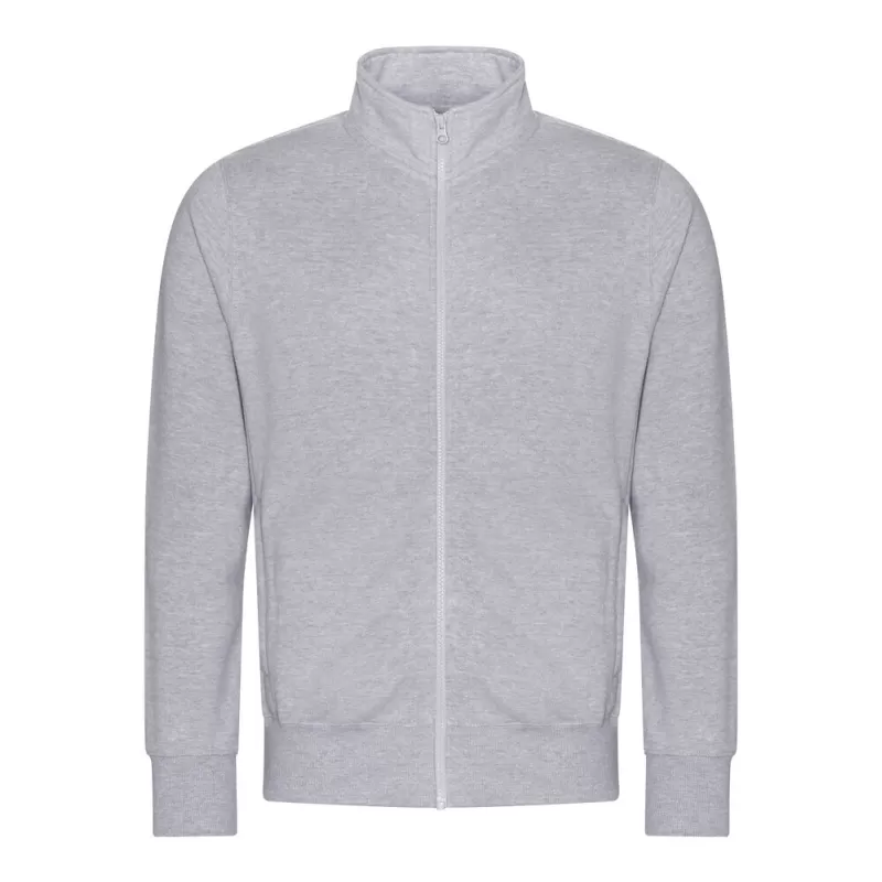 Sweat zippé unisexe sans capuche, fermeture zippée YKK, 330 g/m²