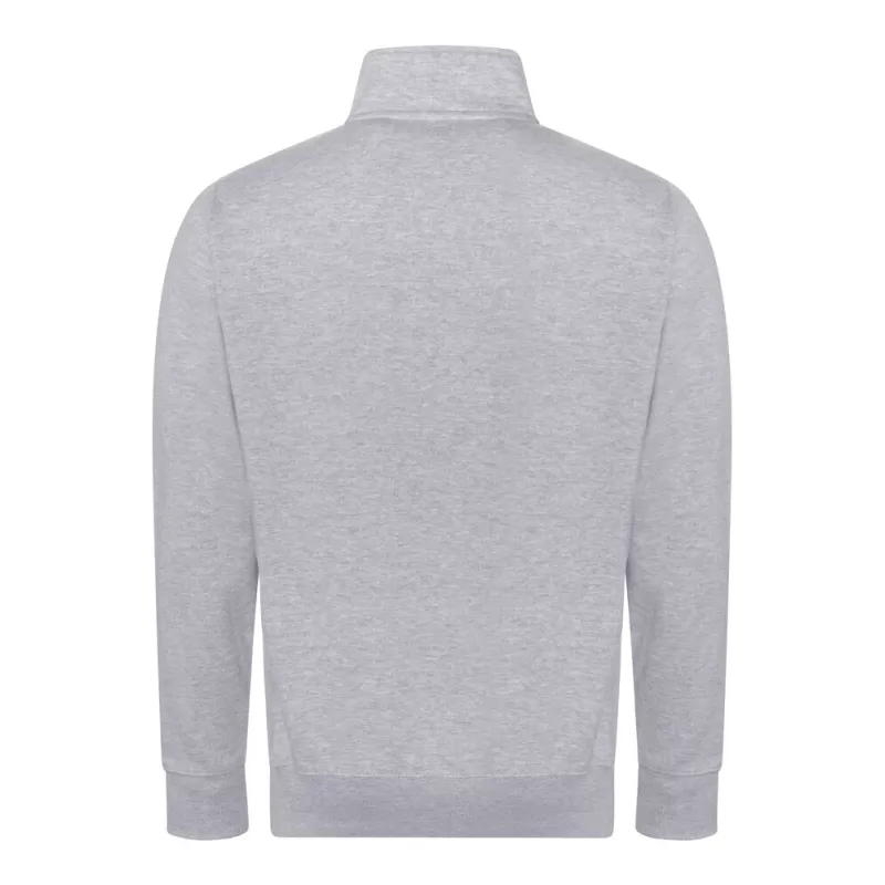 Sweat zippé unisexe sans capuche, fermeture zippée YKK, 330 g/m²