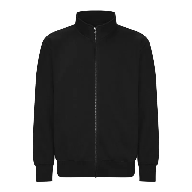 Sweat zippé unisexe sans capuche, fermeture zippée YKK, 330 g/m²