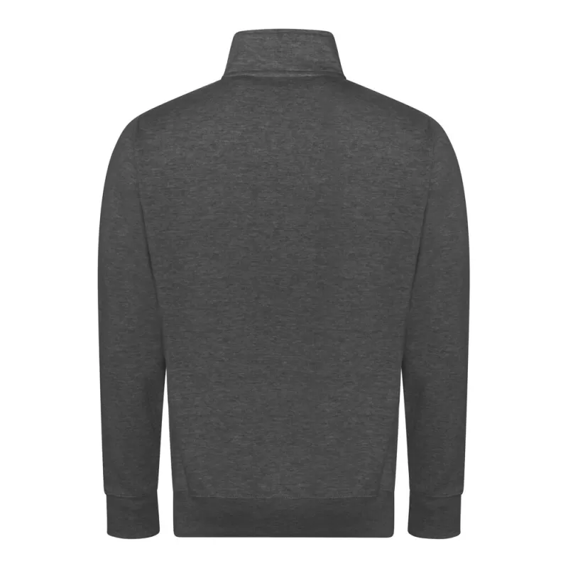 Sweat zippé unisexe sans capuche, fermeture zippée YKK, 330 g/m²