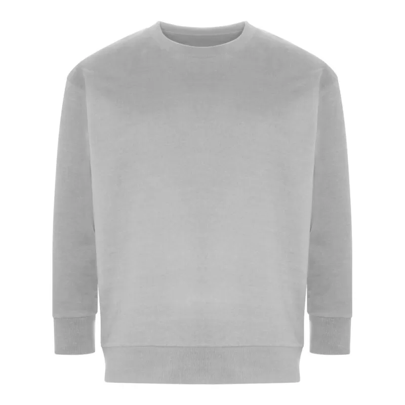 Sweat coupe décontractée col rond, coton recyclé NO LABEL, 280 g/m²