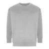 Sweat coupe décontractée col rond, coton recyclé NO LABEL, 280 g/m²