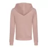 Sweat femme zippé à capuche homme ton sur ton Zoodie, 280 g/m²