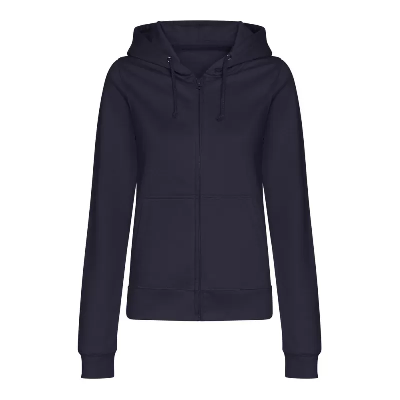 Sweat femme zippé à capuche homme ton sur ton Zoodie, 280 g/m²