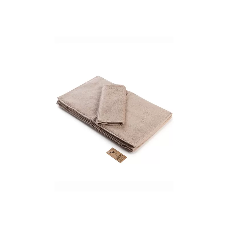 Serviette invité douce en coton avec bords satinés, format 30 x 50 cm, 500 g/m²