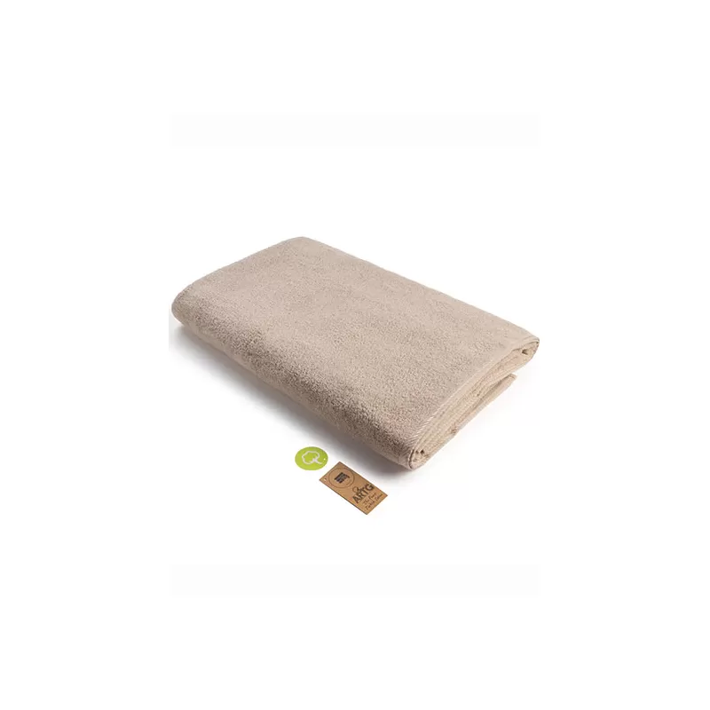 Grande serviette de bain douce en coton avec bords satinés, format 100 x 210 cm, 450 g/m²